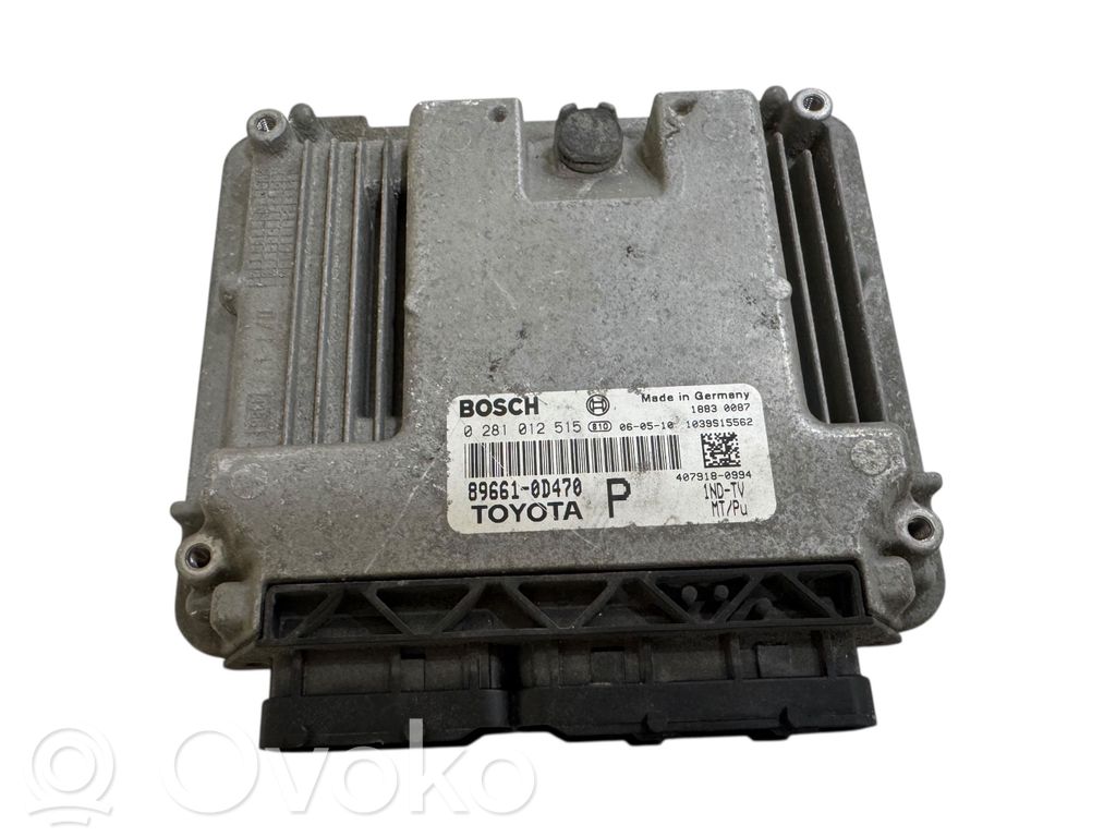 Toyota Yaris Engine control unit/module 