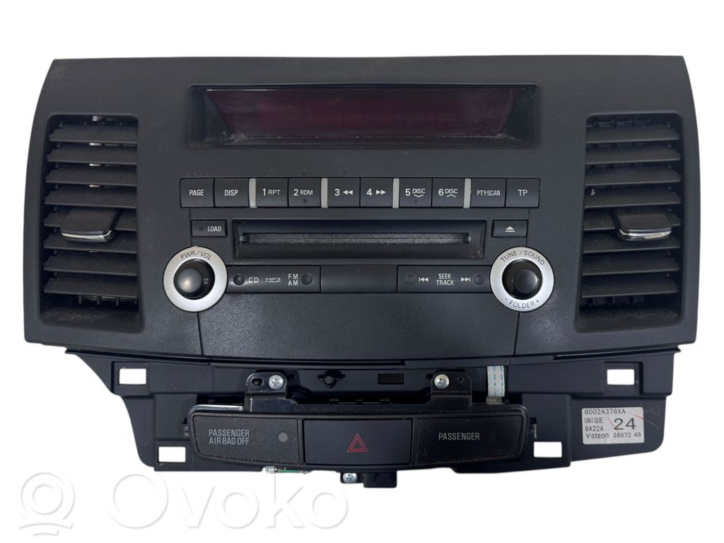 Mitsubishi Lancer X Controllo multimediale autoradio 