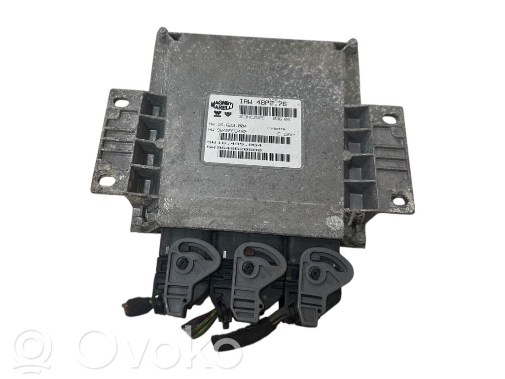 Engine control unit/module   9645989480,IAW48P276,9648620880,16495064