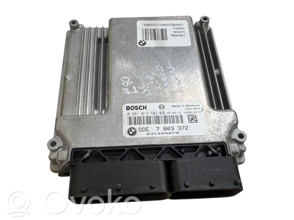 BMW 3 E90 E91 Engine control unit/module 