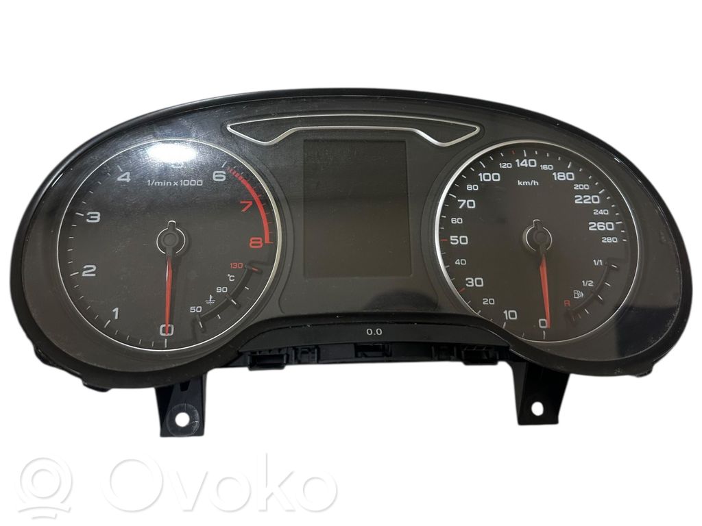 Audi A3 S3 8V Geschwindigkeitsmesser Cockpit 