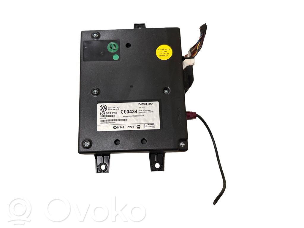 Unidad de control/módulo de bluetooth   3C8035730,N342Z276,00233D0006DA