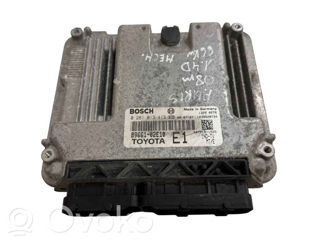 Toyota Auris 150 Unidad de control/módulo del motor 