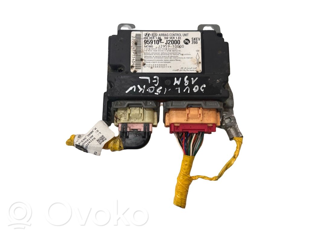 KIA Soul Airbag control unit/module 