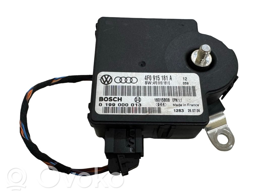 Battery control module   4F0915181A,0199000013,4F0910181E