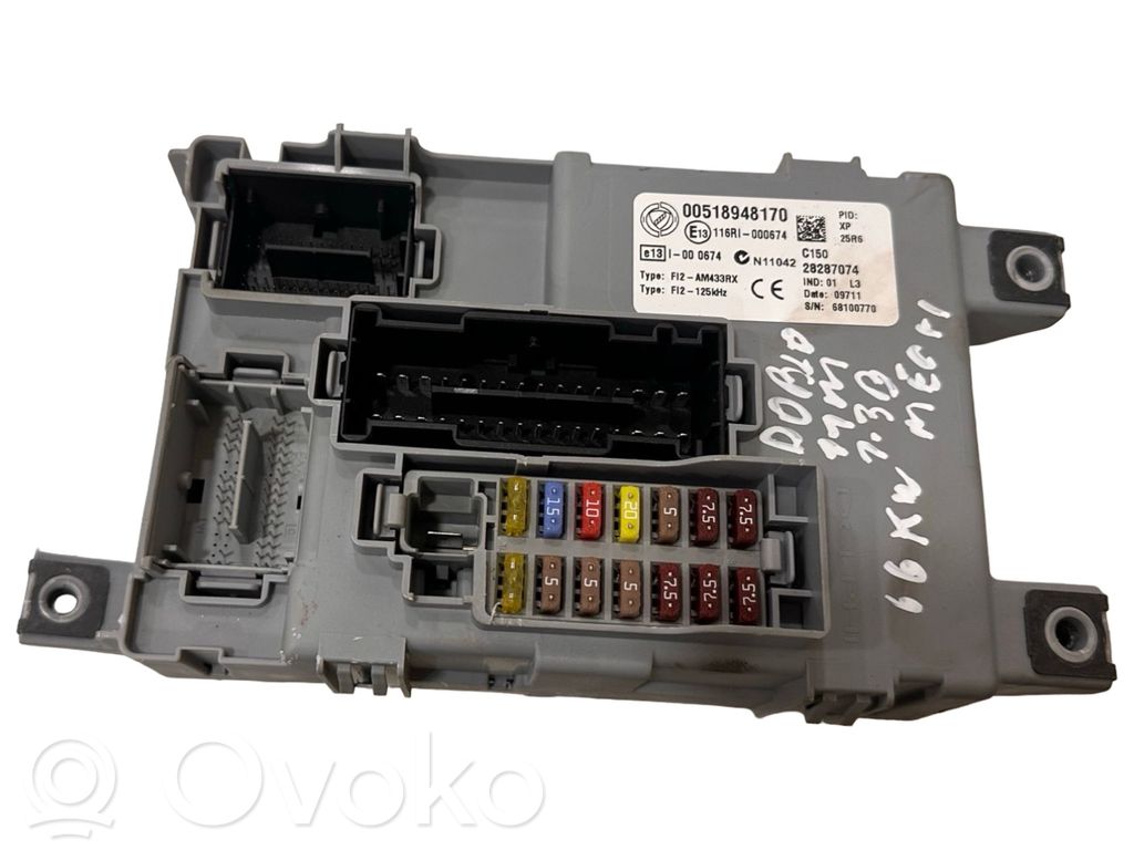 Fiat Doblo Sulakemoduuli 