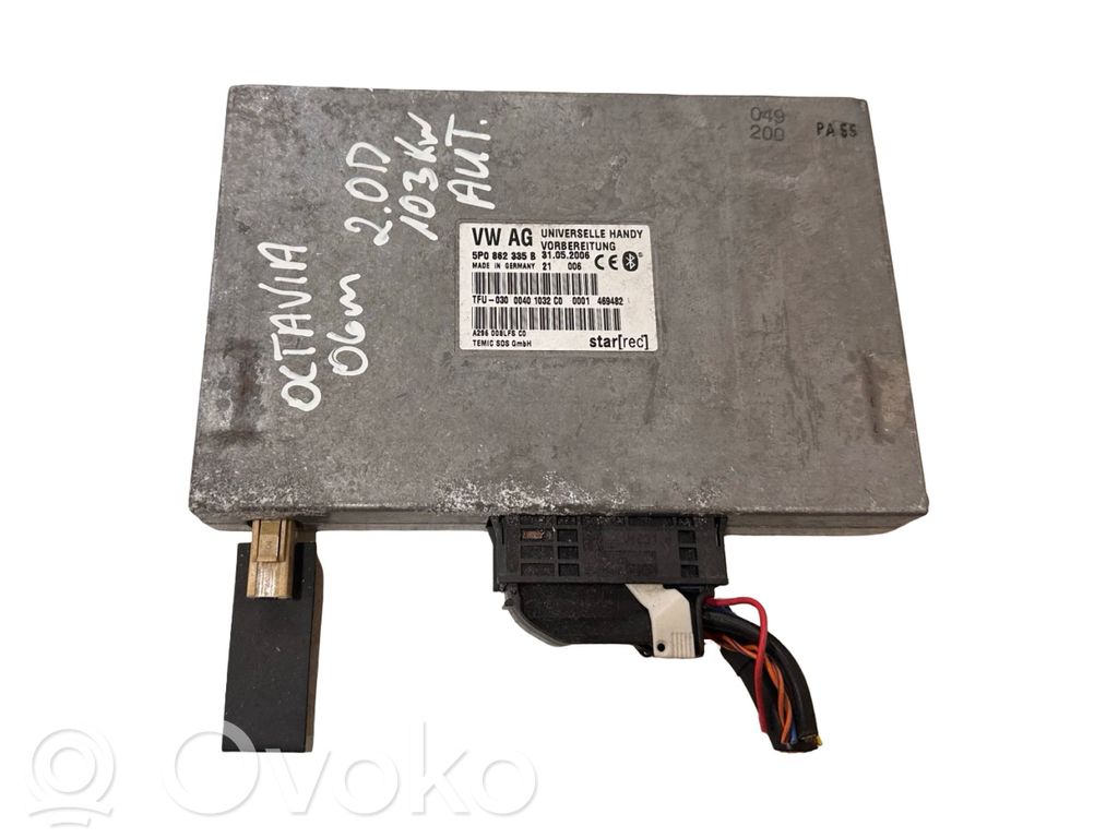 Skoda Octavia Mk2 (1Z) Modul unitate control Bluetooth 