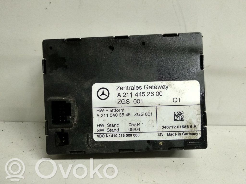 Mercedes-Benz E W211 Centrālās atslēgas vadības bloks 