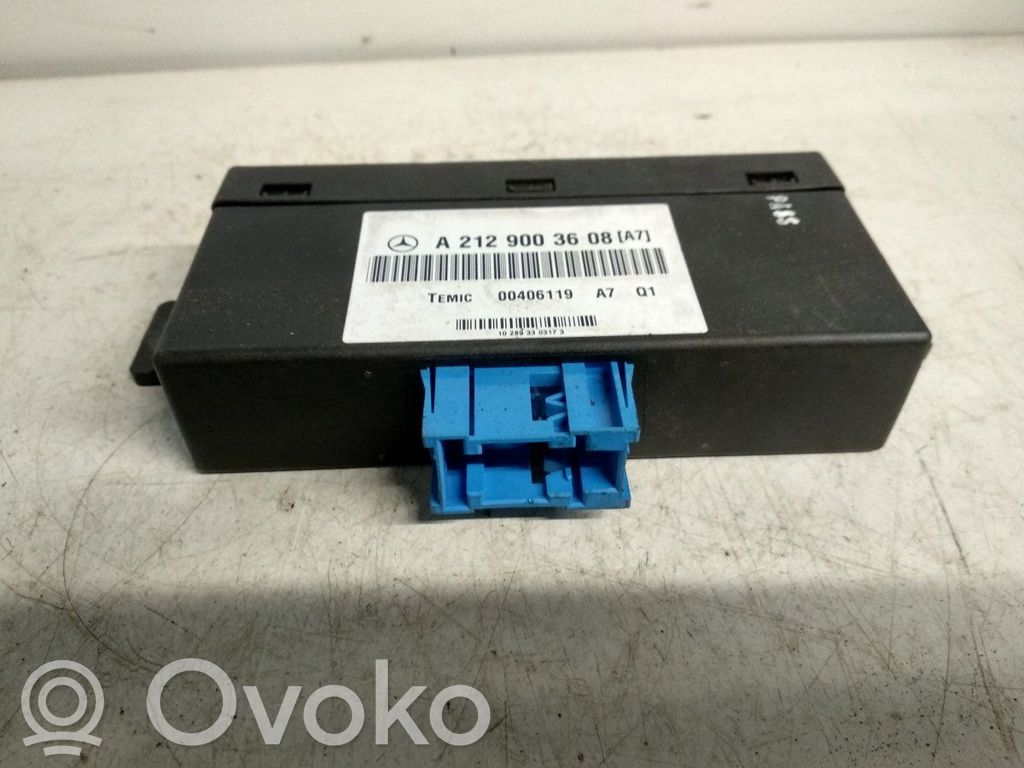 Mercedes-Benz E W212 Suspension control unit/module 