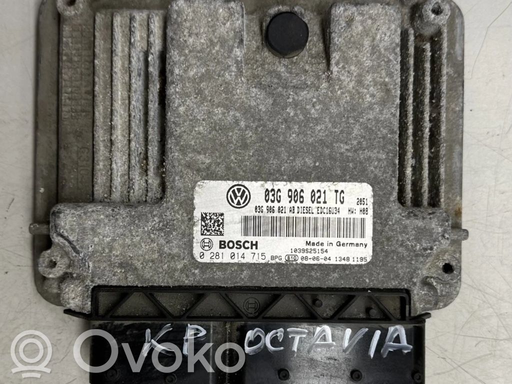 Skoda Octavia Mk2 (1Z) Engine control unit/module 