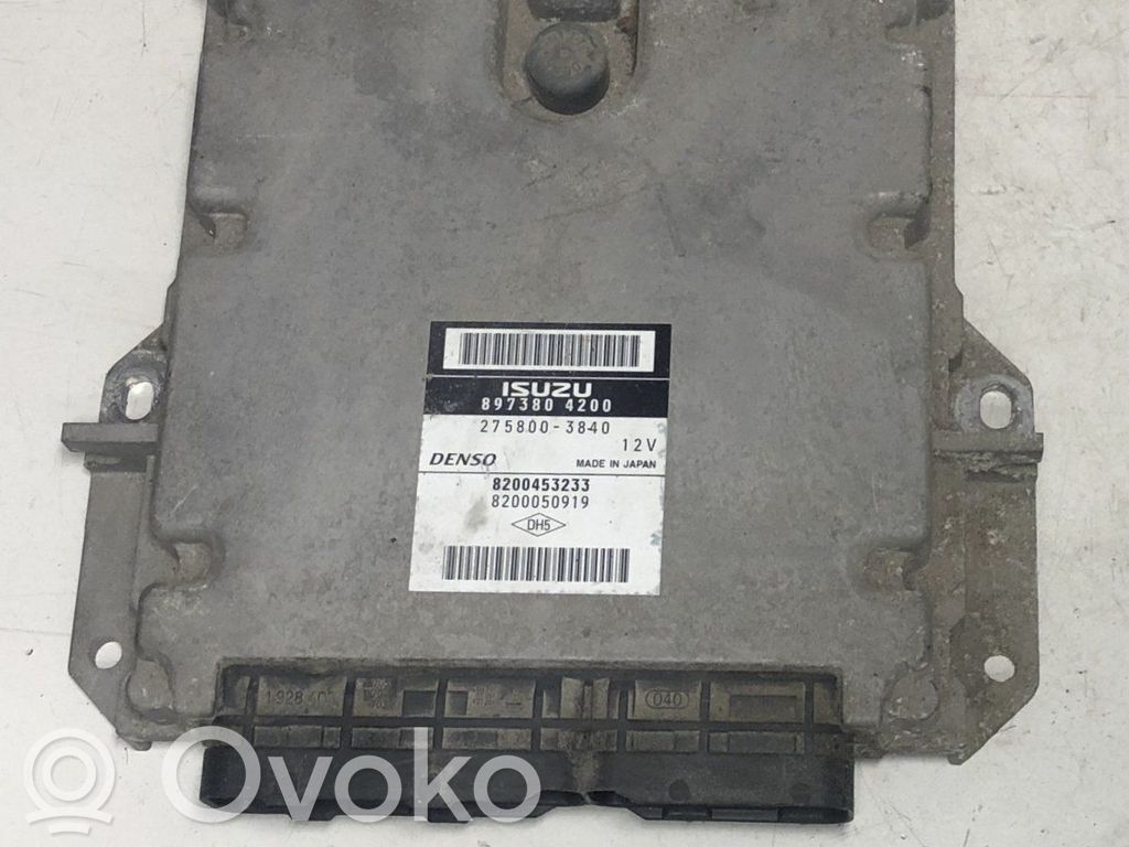 Renault Vel Satis Engine control unit/module 