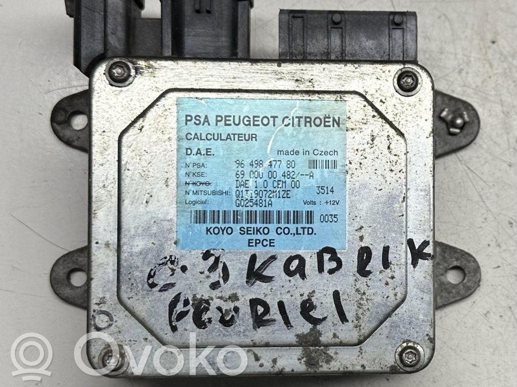 Peugeot 307 Power steering control unit/module 