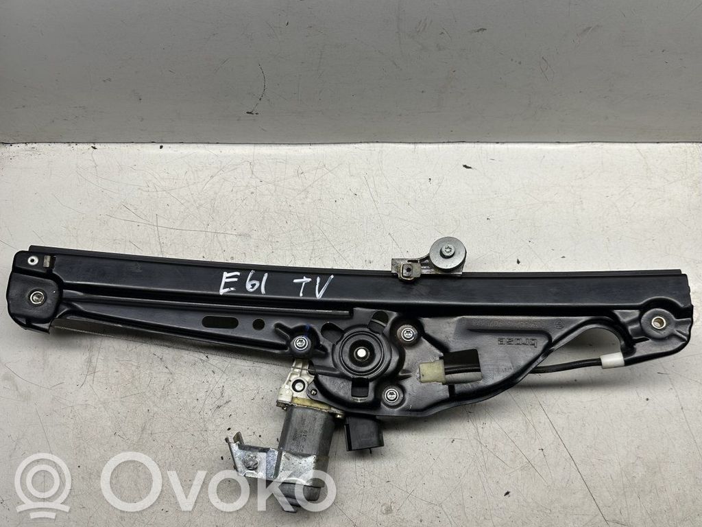 BMW 5 E60 E61 Rear door window regulator with motor 