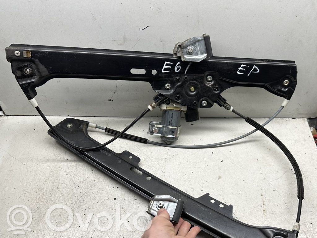 BMW 5 E60 E61 Front door window regulator with motor 