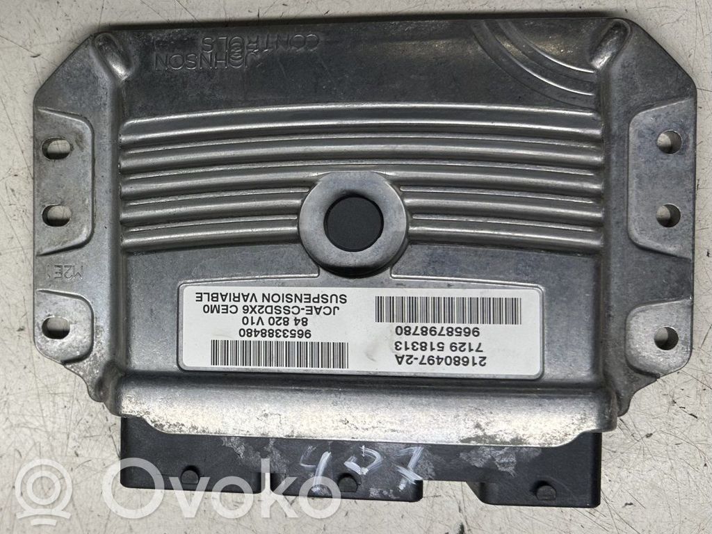 Peugeot 407 Module de commande suspension 