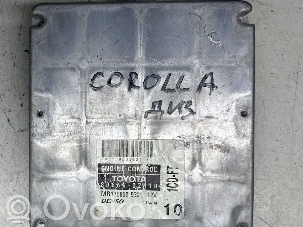 Toyota Corolla E120 E130 Engine control unit/module 