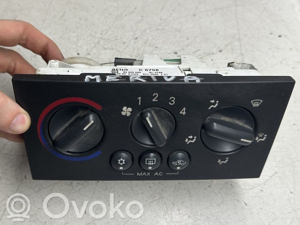 Opel Meriva A Panel klimatyzacji 