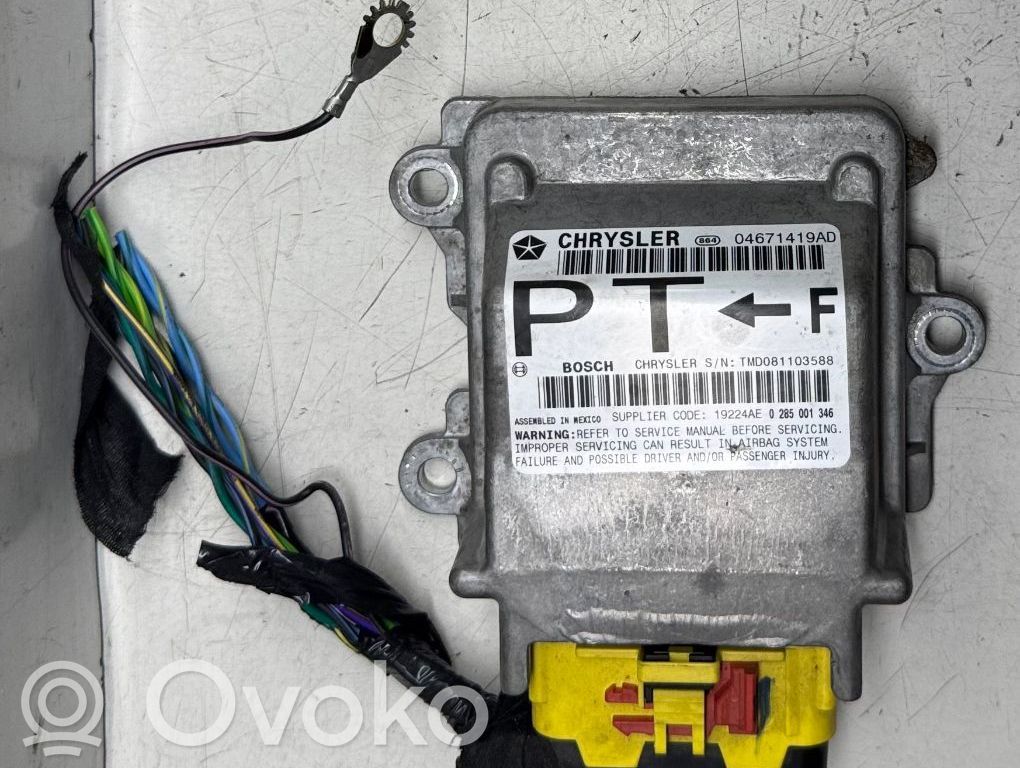 Chevrolet PT Cruiser Airbag control unit/module 