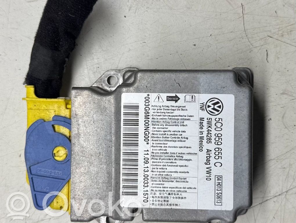 Volkswagen Jetta VI Sterownik / Moduł Airbag 