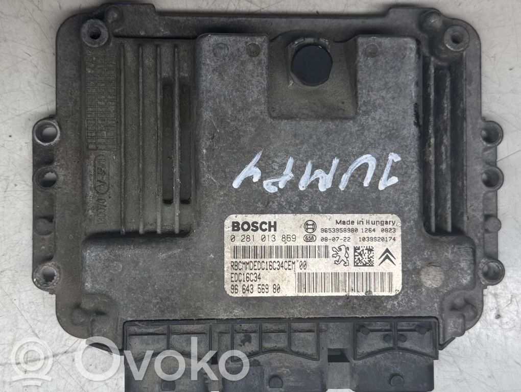 Engine control unit/module   28456879,9666912580,9811994280