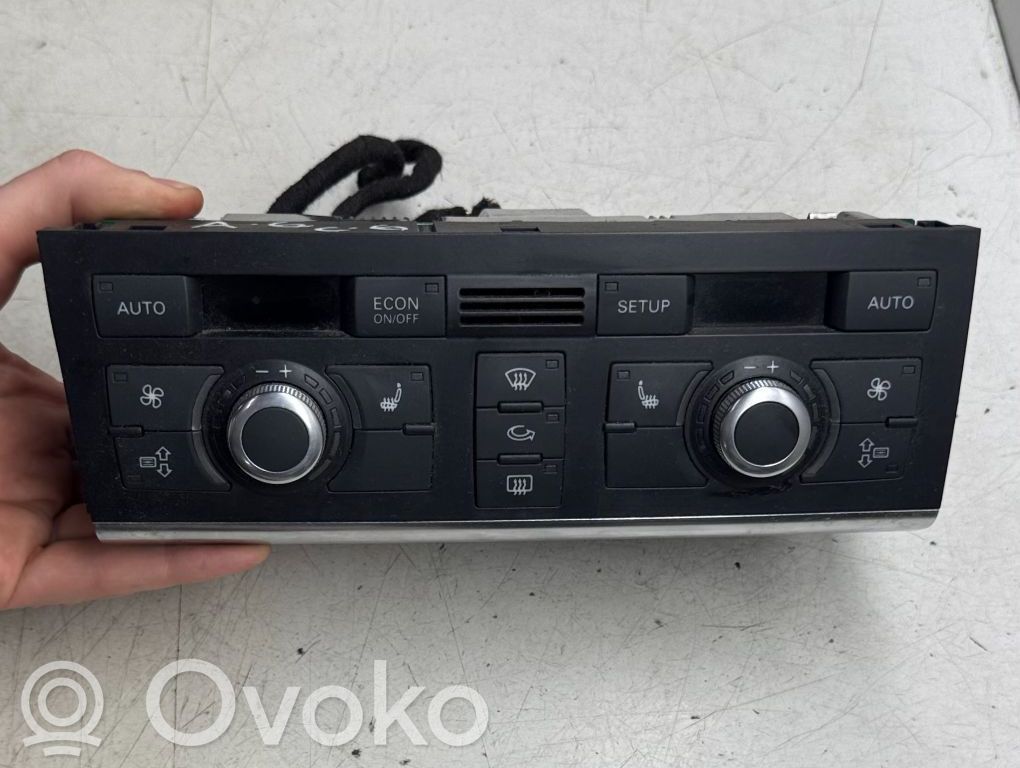 Audi A6 S6 C6 4F Climate control unit 