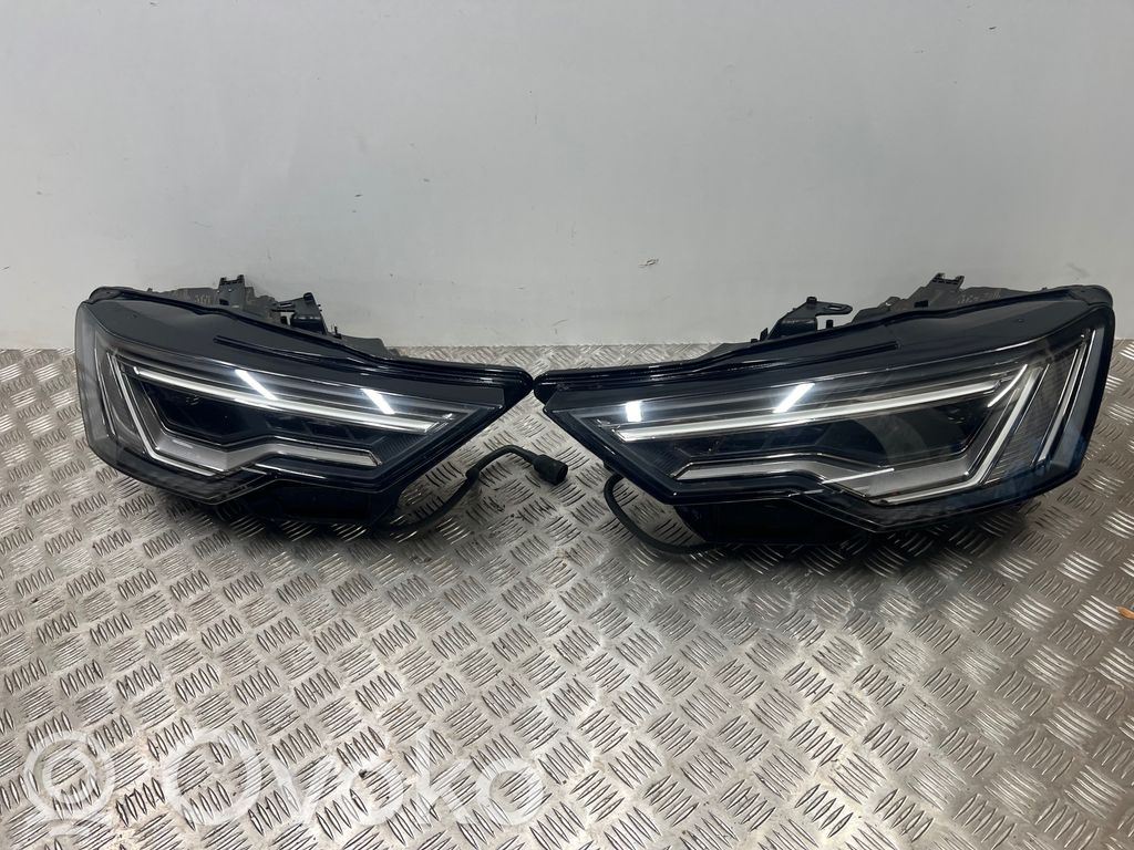 Audi A6 S6 C8 4K Scheinwerfer Satz Set 