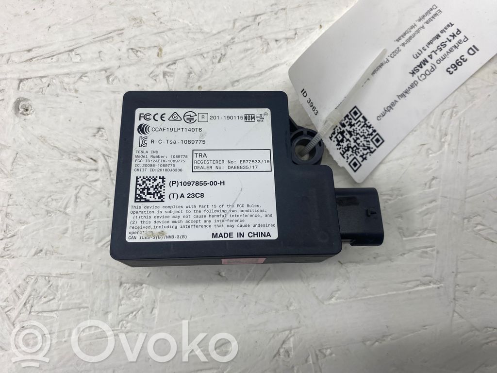 Tesla Model 3 Parking PDC control unit/module 