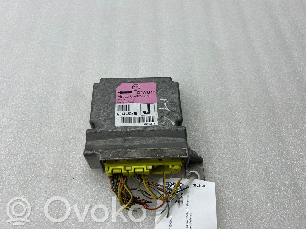 Mazda 6 Airbag control unit/module 