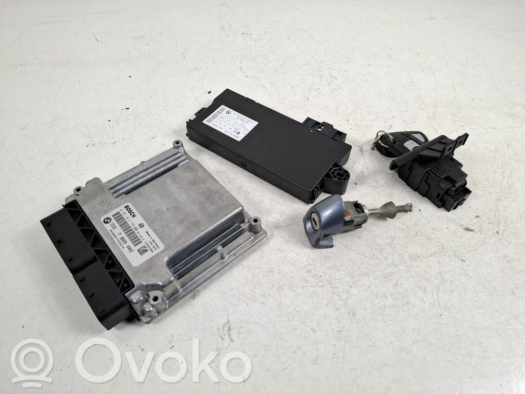 BMW 1 E81 E87 Moottorinohjausyksikön sarja ja lukkosarja 