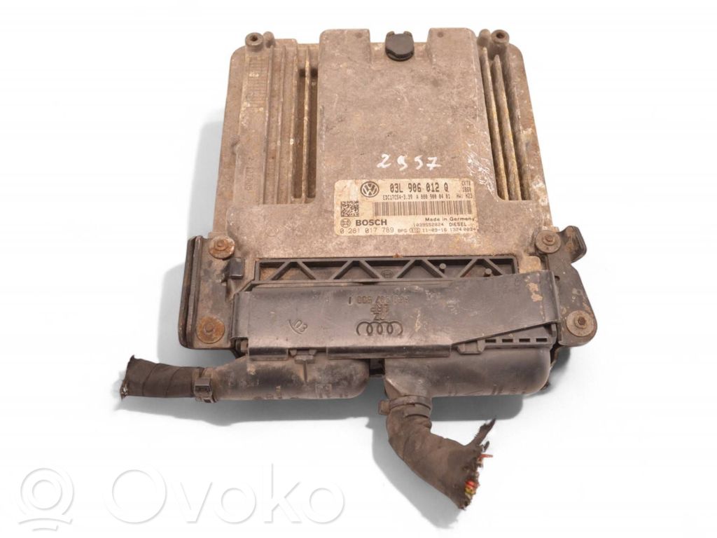 Engine control unit/module   03L906012Q,0281017789,A0009000401,1039S52824