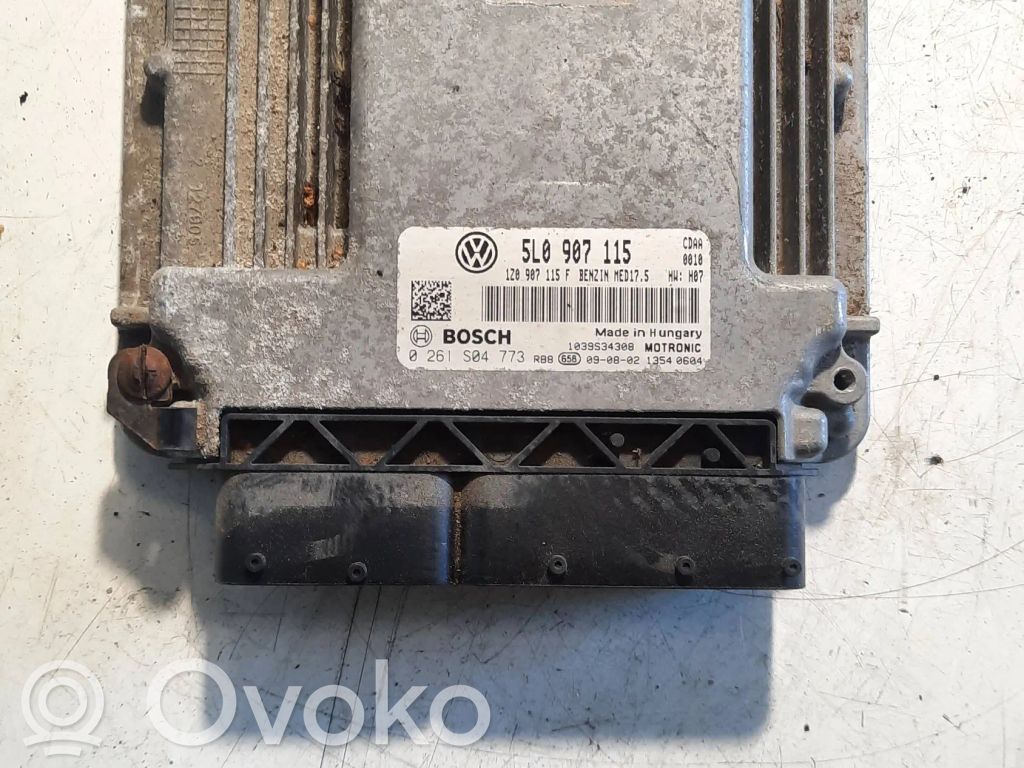 Engine control unit/module   5L0907115,5L0907115,0261S04773