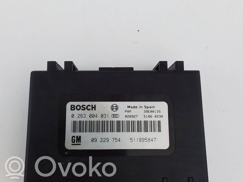 Opel Vectra C Unité de commande, module PDC aide au stationnement 
