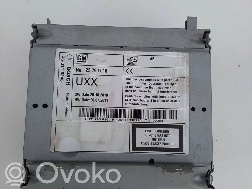 Opel Insignia A Radio/CD/DVD/GPS head unit 