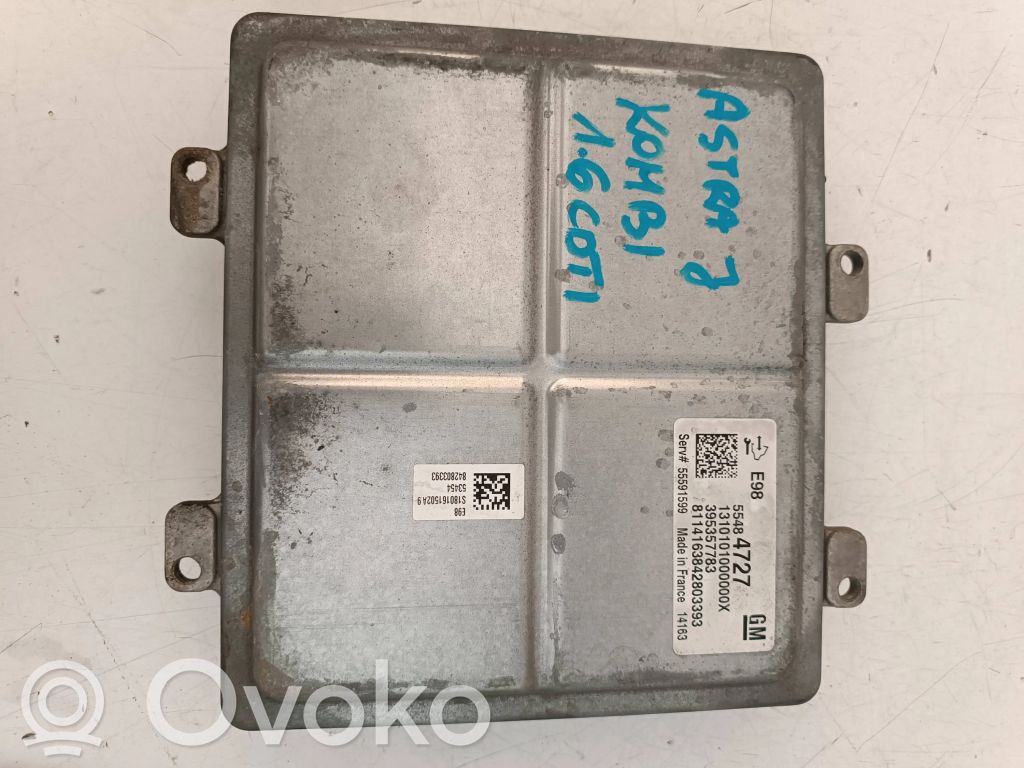 Opel Astra J Engine control unit/module 