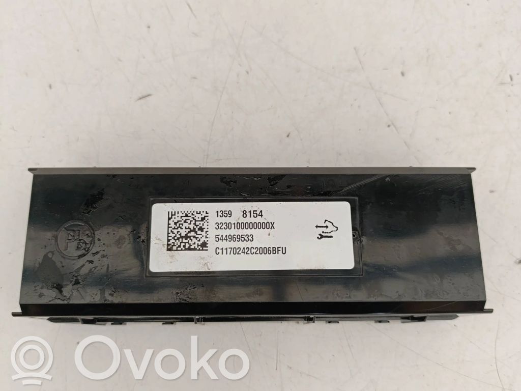 Opel Astra K Air conditioning/heating control unit 