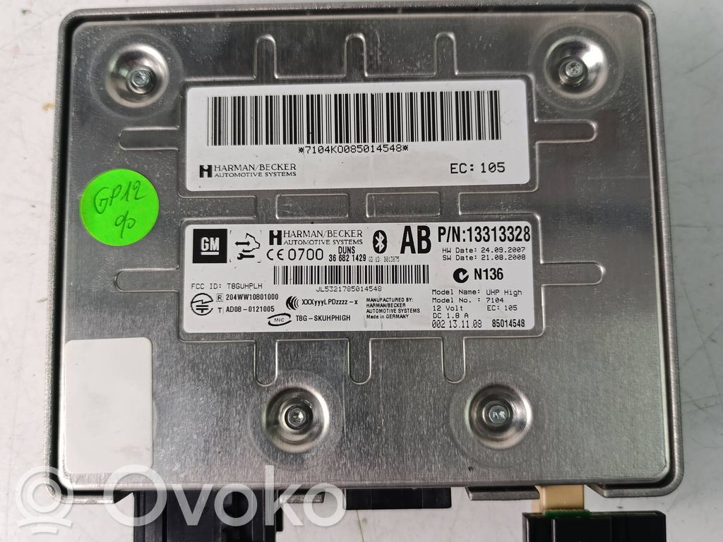 Opel Insignia A Bluetooth control unit module 