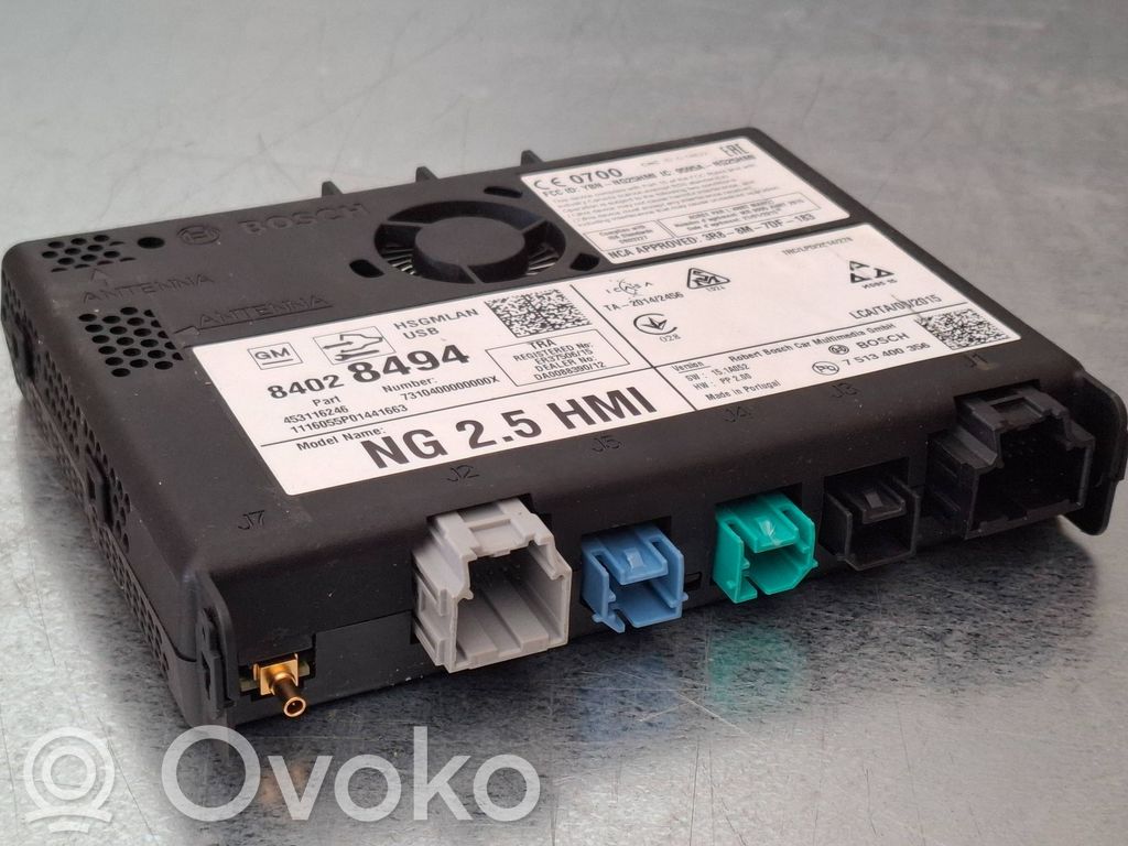 GPS navigation control unit/module   84028494