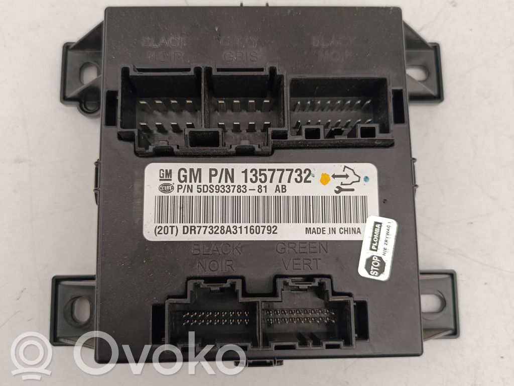 Opel Insignia A Module de commande de siège 