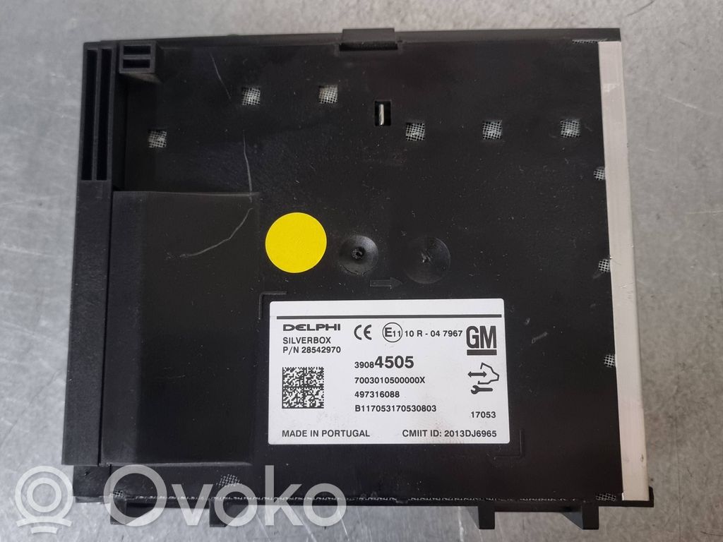 Opel Astra K GPS navigation control unit/module 