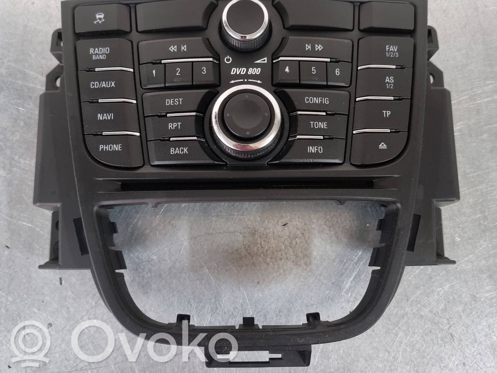 Opel Astra J Climate control unit 