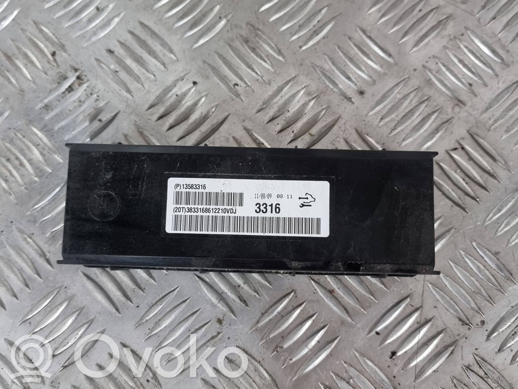 Opel Insignia A Air conditioning/heating control unit 