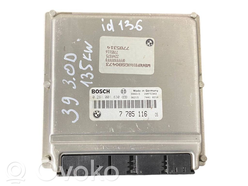 BMW 7 E38 Engine control unit/module 