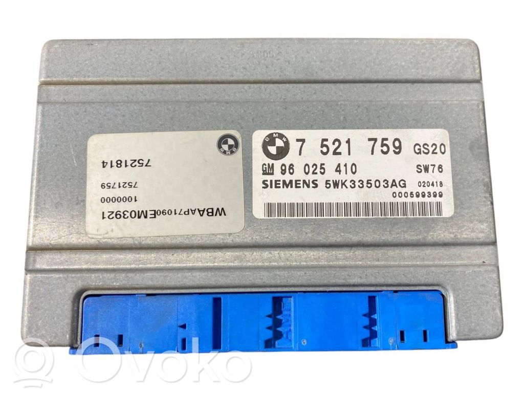 Gearbox control unit/module   7521759,96025410,5WK33503AG