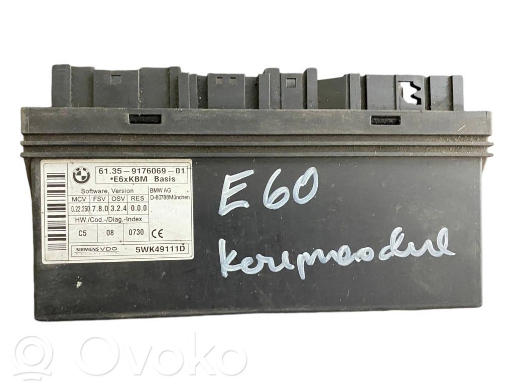 BMW 5 E60 E61 Komforto modulis 