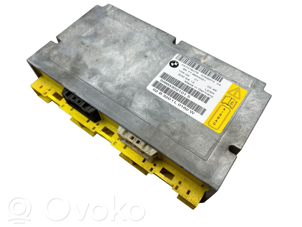 Module de contrôle airbag   6933021,037078076,65776933021