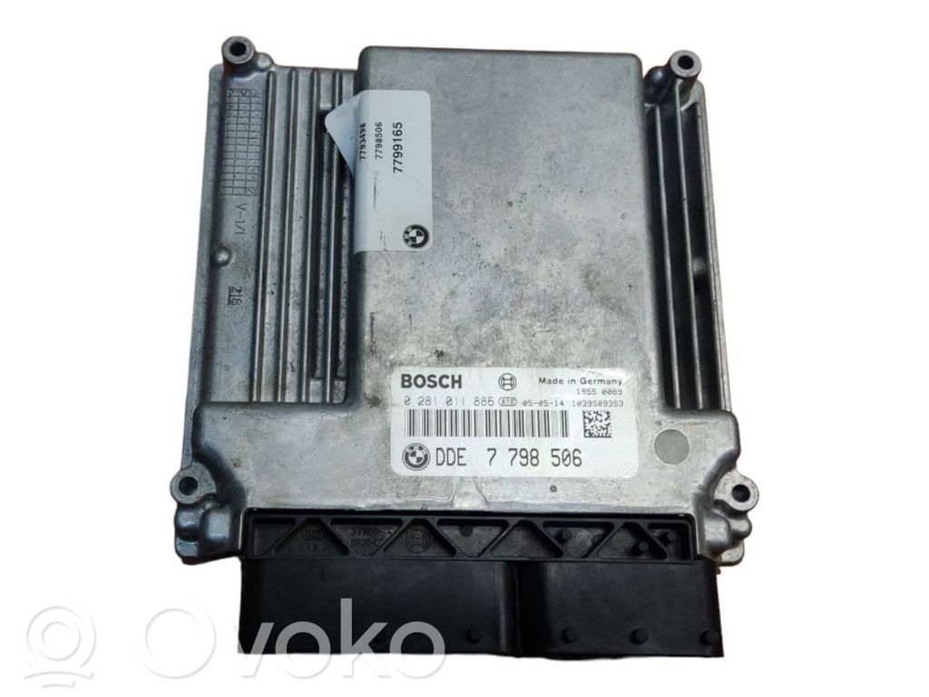 BMW 7 E65 E66 Engine control unit/module 