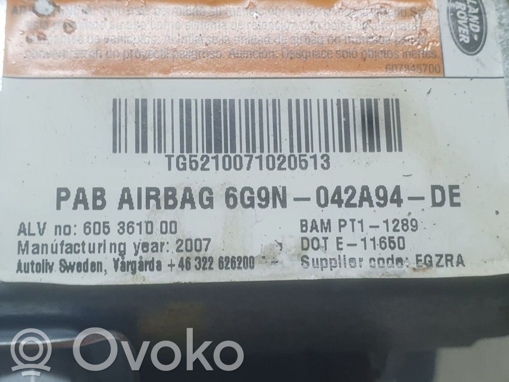 Passenger airbag   6G9N042A94DE