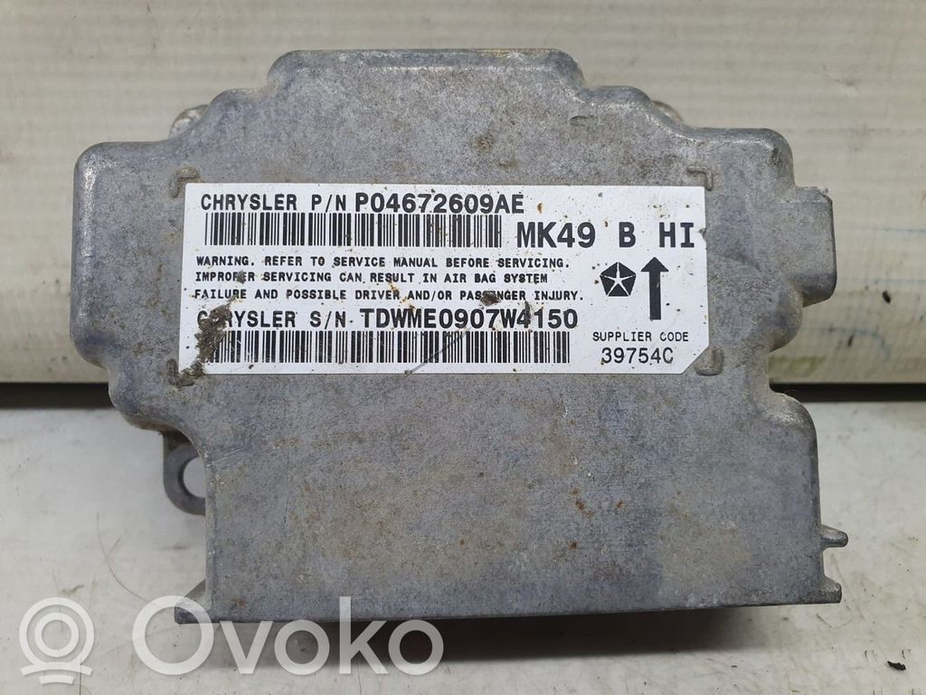 Jeep Compass Airbag control unit/module 