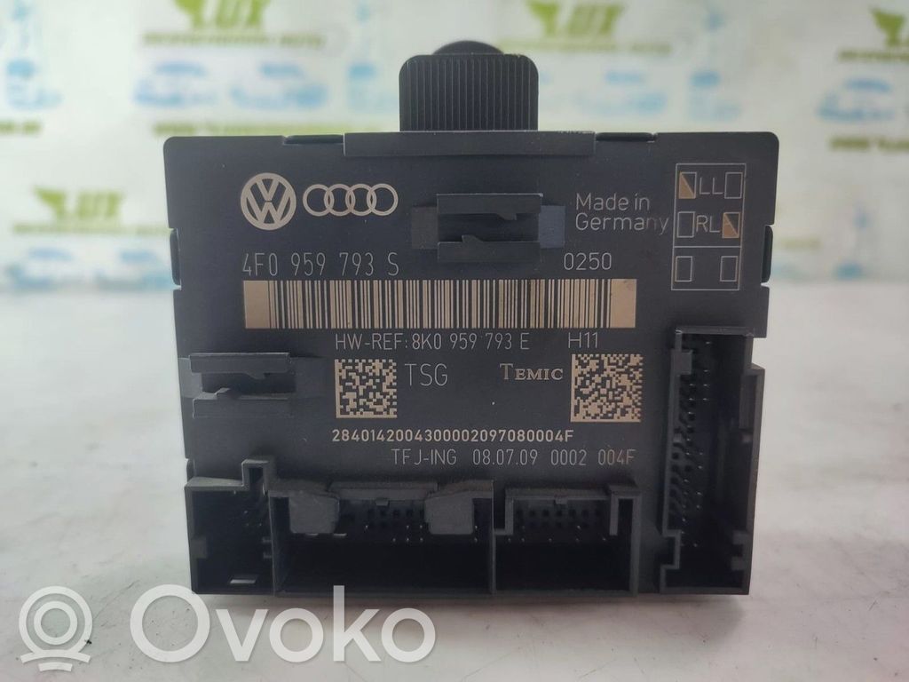 Audi A6 S6 C6 4F Modul confort 