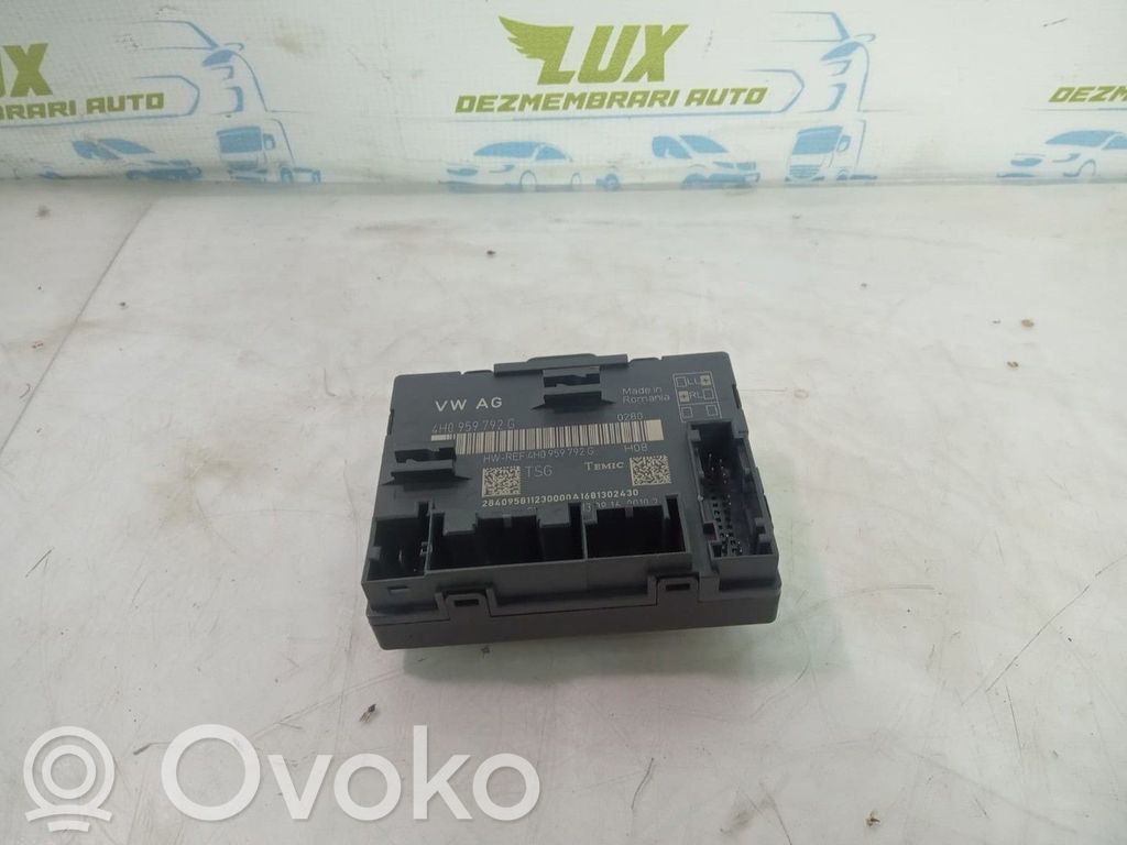 Audi A8 S8 D4 4H Module confort 